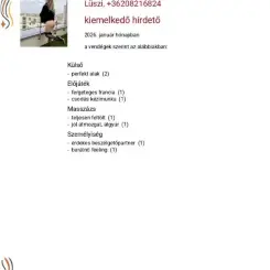 Lüszi, Masszázs VIII. kerület, 24 év Nő VIII. kerület Budapest Magyarország, +36208216824